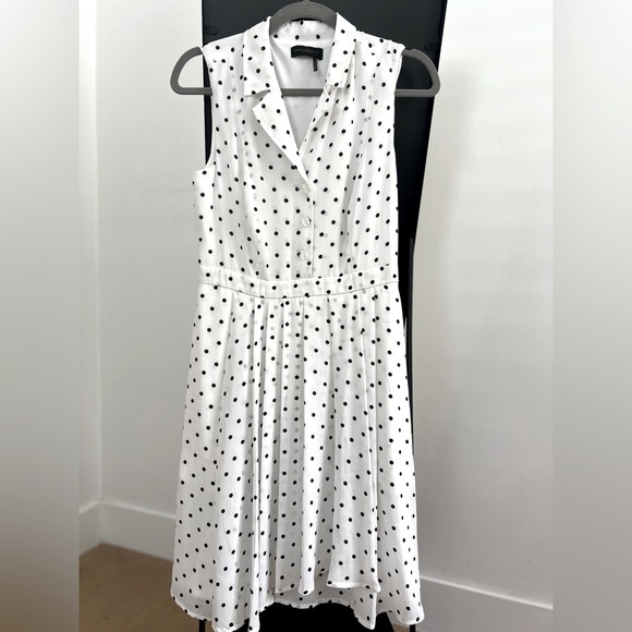 Donna Karan Polka Dot Dress - Picture 6 of 9